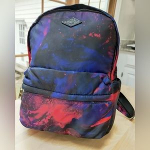 Ultra Rare EUC MZ Wallace Bedford Jeni Pink Lava Puff  Nylon Backpack 11"x4"x14